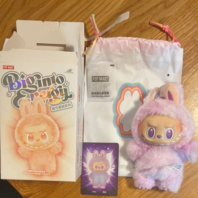 POP MART THE MONSTERS (LABUBU) Big into Energy Series Plush Pendant LUCK