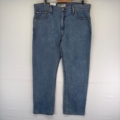古着 デッドストック リーバイス Levi's デニム パンツ ジーパン タグ付 ストレート 505 ジーンズ w38 L32 ブルー系 メンズ