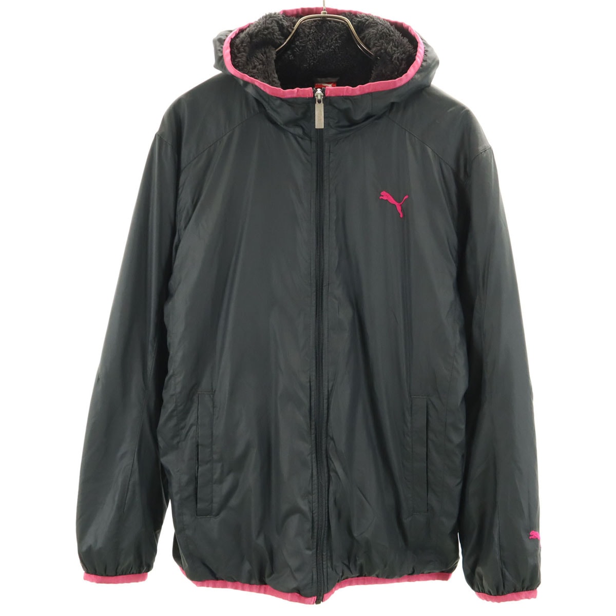 PUMA プーマ ウインドブレーカー M グレー 裏ボア