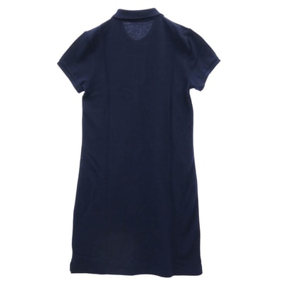 POLO RALPH LAUREN ポロ・ラルフローレン ポニー刺繍 半袖 ポロシャツ ワンピース ネイビー ネイビー系 XS【中古】
