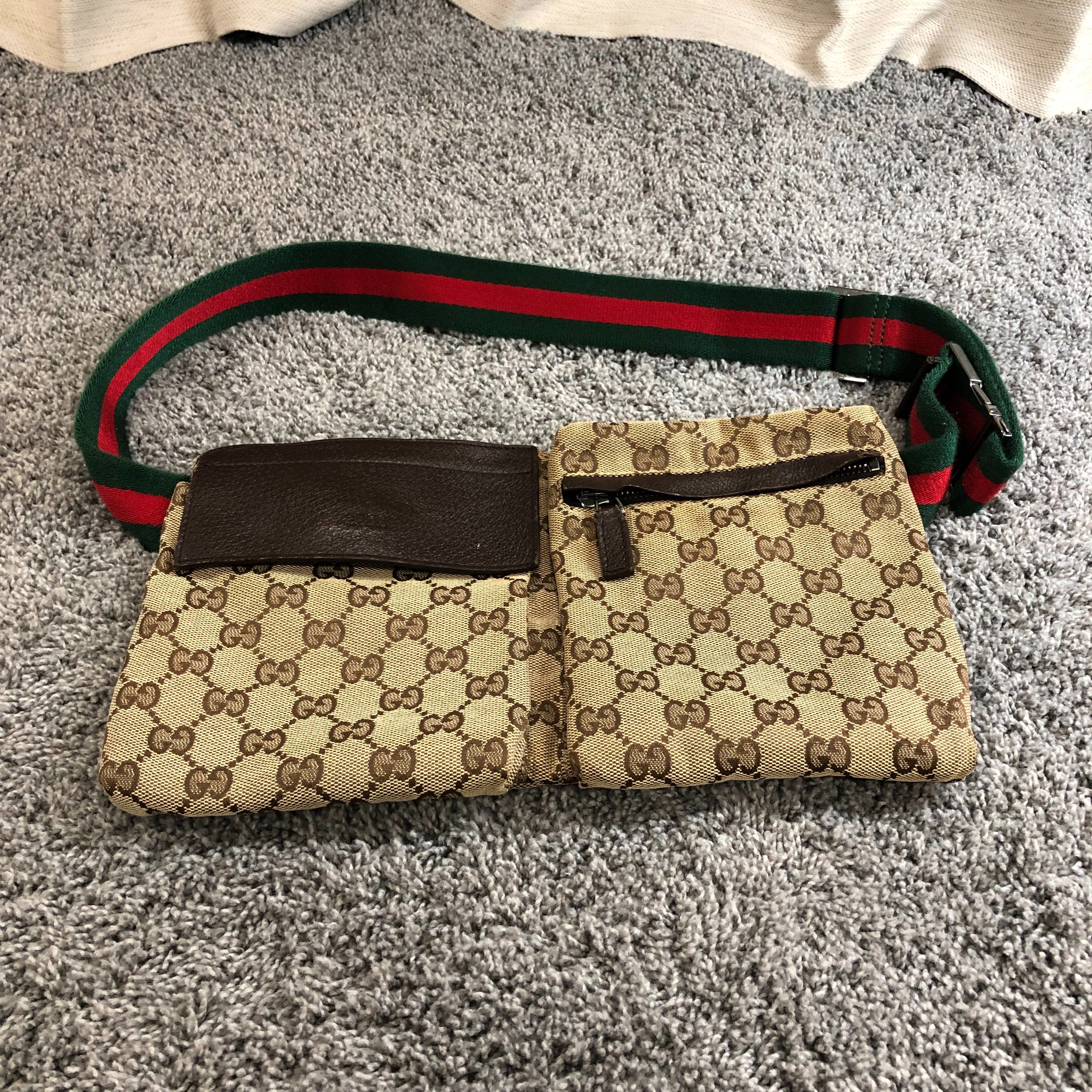GUCCI GG Canvas Waist Bag