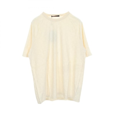 ルイ・ヴィトン LOUIS VUITTON モノグラム タオルリング 半袖Tシャツ 衣料品 トップス シルク コットン メンズ ホワイト系 RM191M IZG HGY20W 【中古】