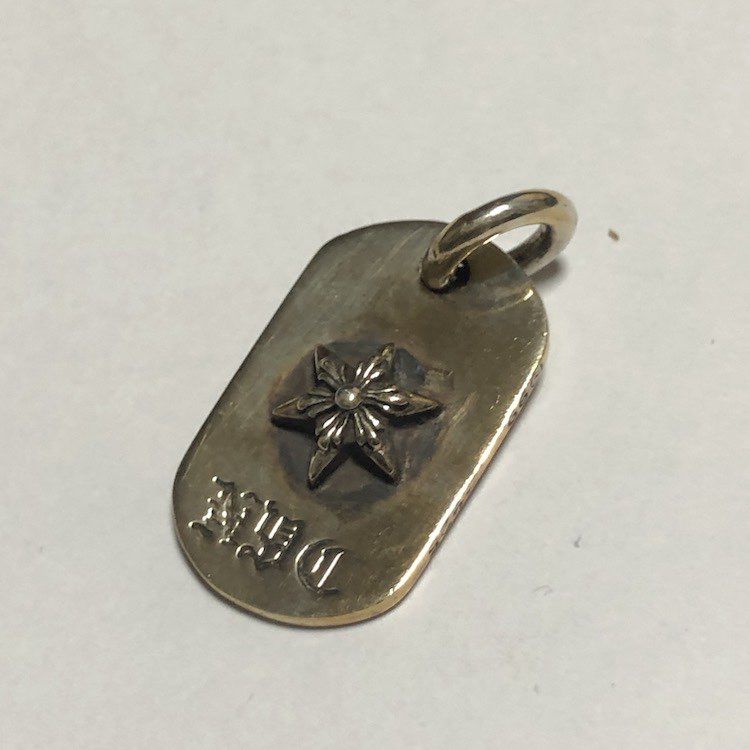Chrome Hearts Raised Star Dog Tag NYC Exclusive "Silver"