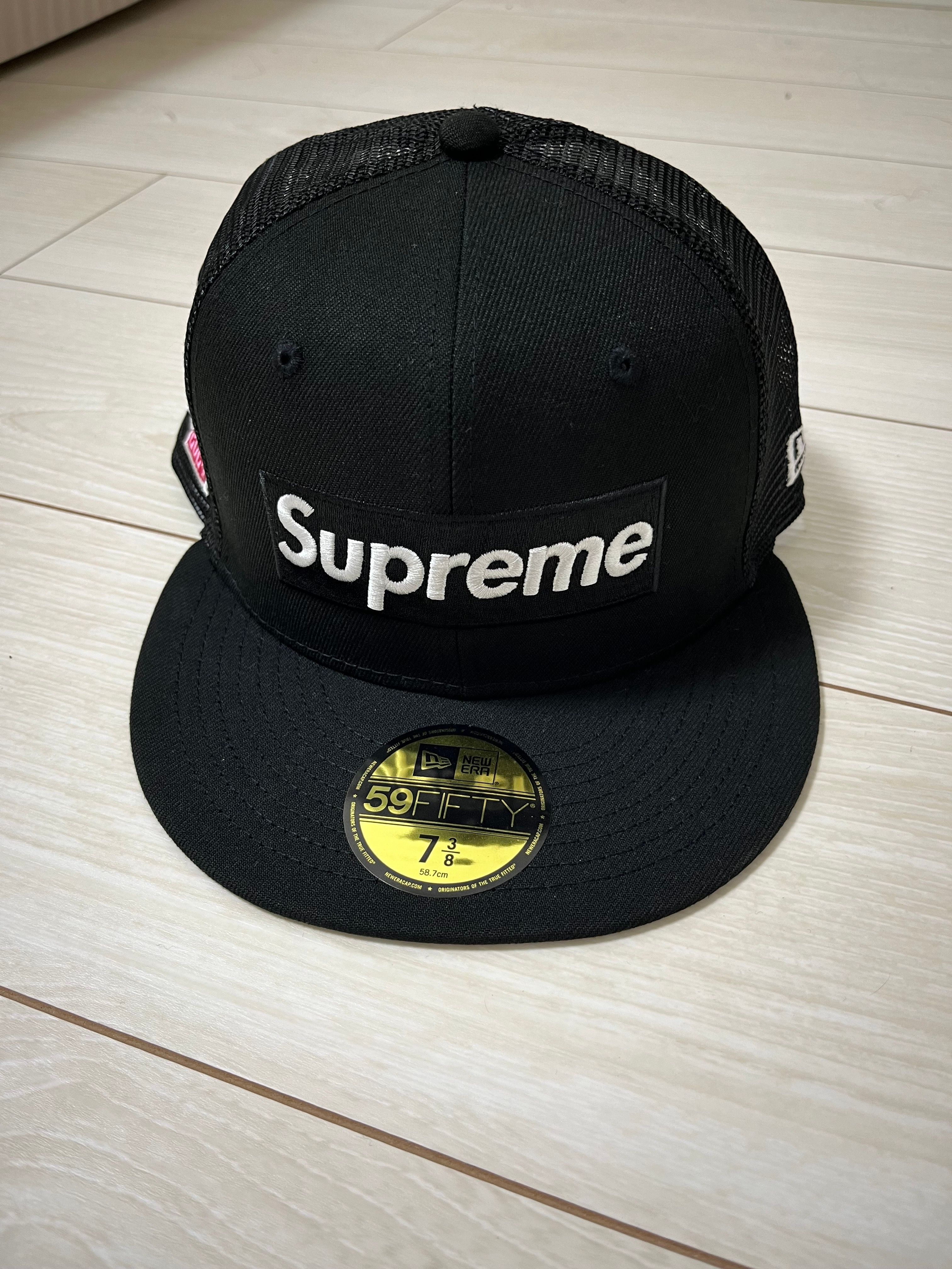 Supreme Box Logo Mesh Back New Era "Black" (24SS)
