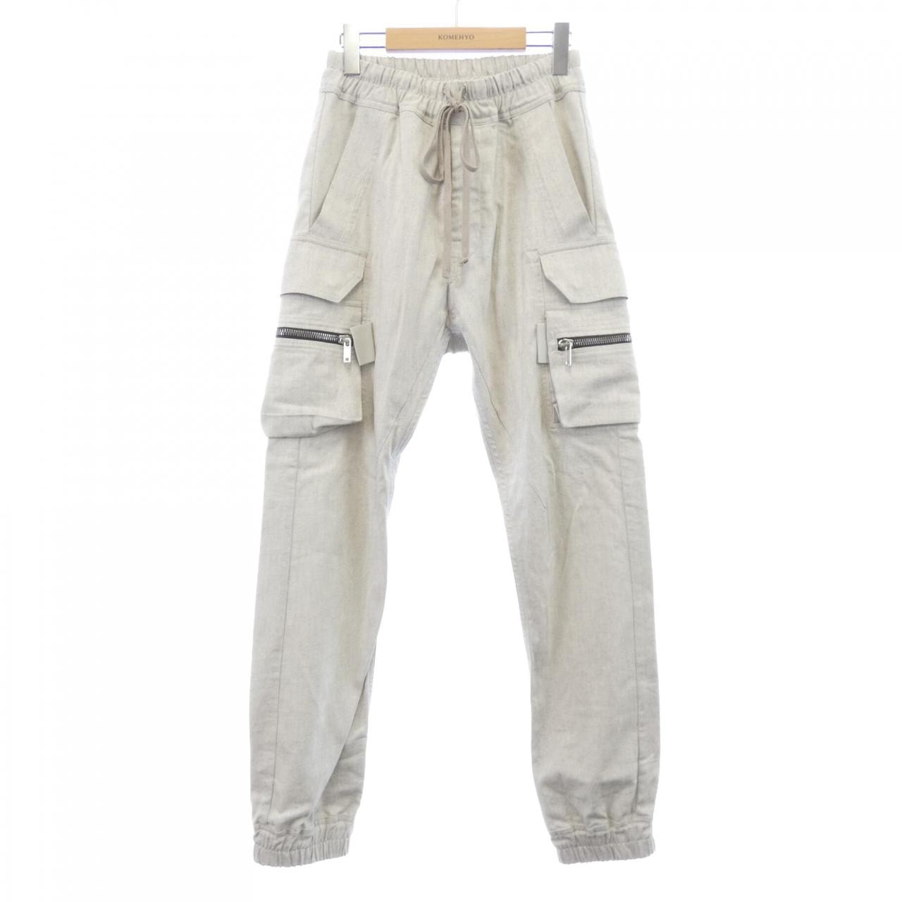 Rick Owens Mastodon Cargo Pants "Off White"