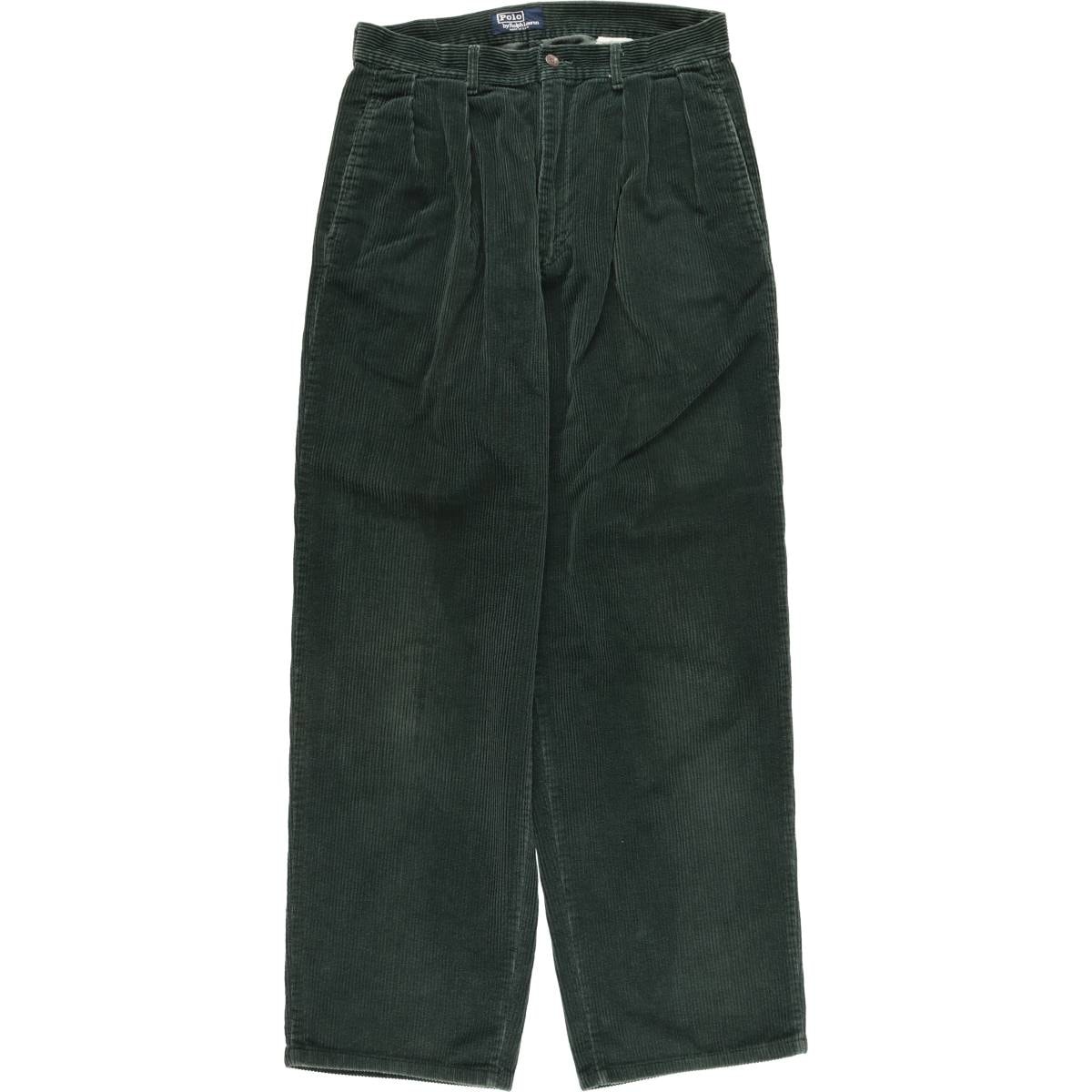 古着 90年代 ラルフローレン Ralph Lauren POLO by Ralph Lauren ツータック コーデュロイパンツ USA製 メンズw30相当 ヴィンテージ/eaa458962