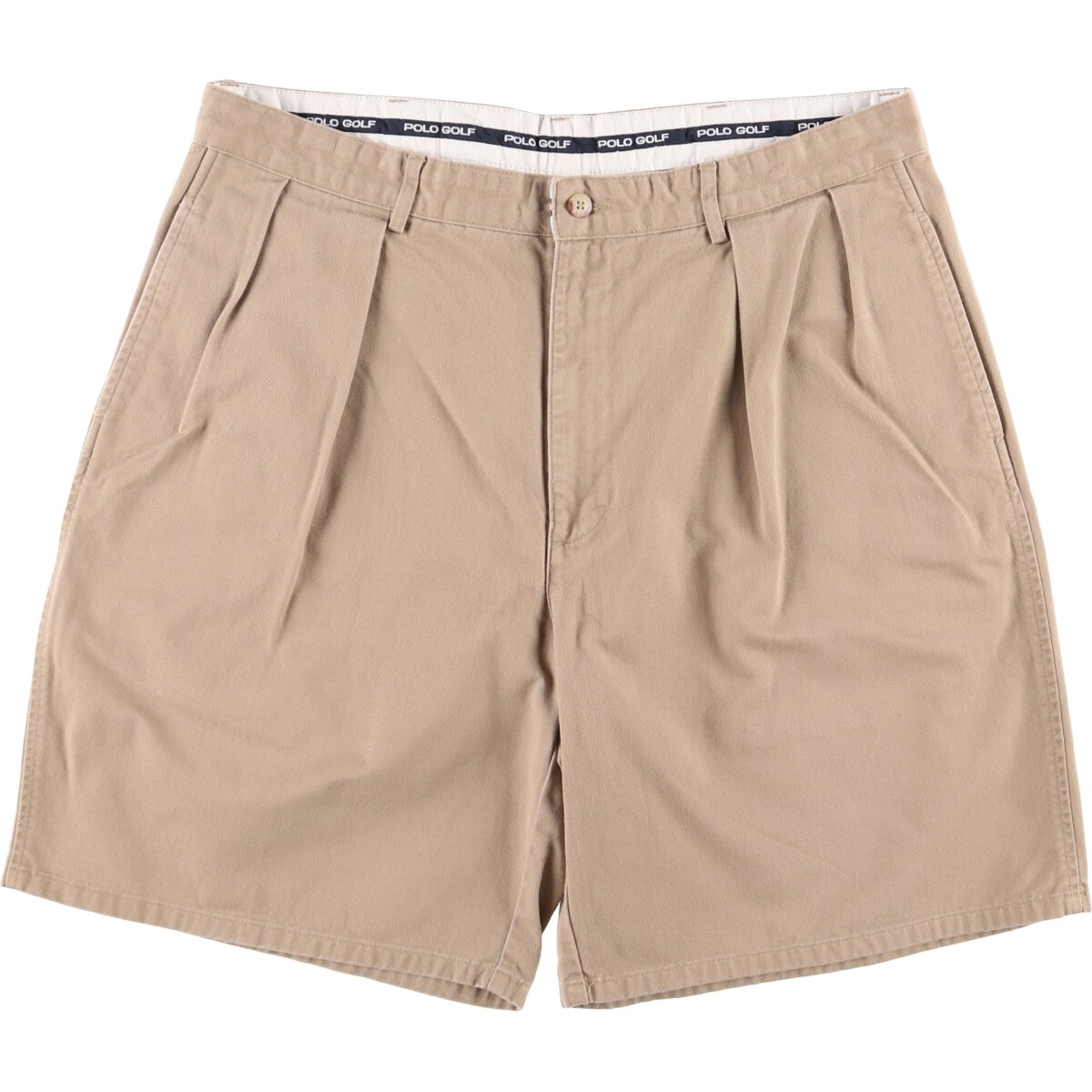 古着 ラルフローレン Ralph Lauren POLO GOLF ポロゴルフ ツータック チノショーツ ショートパンツ メンズw34相当/eaa576521