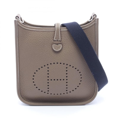 エルメス HERMES エヴリンTPM ショルダーバッグ バッグ レザー トリヨンクレマンス トリヨンクレマンス エトゥープ W刻印(2024年製造) レディース グレー系 【中古】