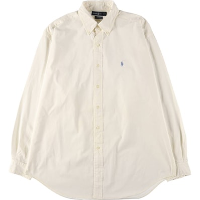 古着 ラルフローレン Ralph Lauren BLAKE 長袖 ボタンダウンシャツ メンズL相当/eaa537565