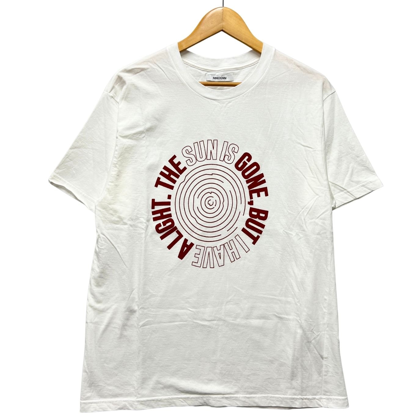 MINEDENIM マインデニム 品番 2505-4003-00-M2 THE SUN IS GONE 半袖Tシャツ 54536
