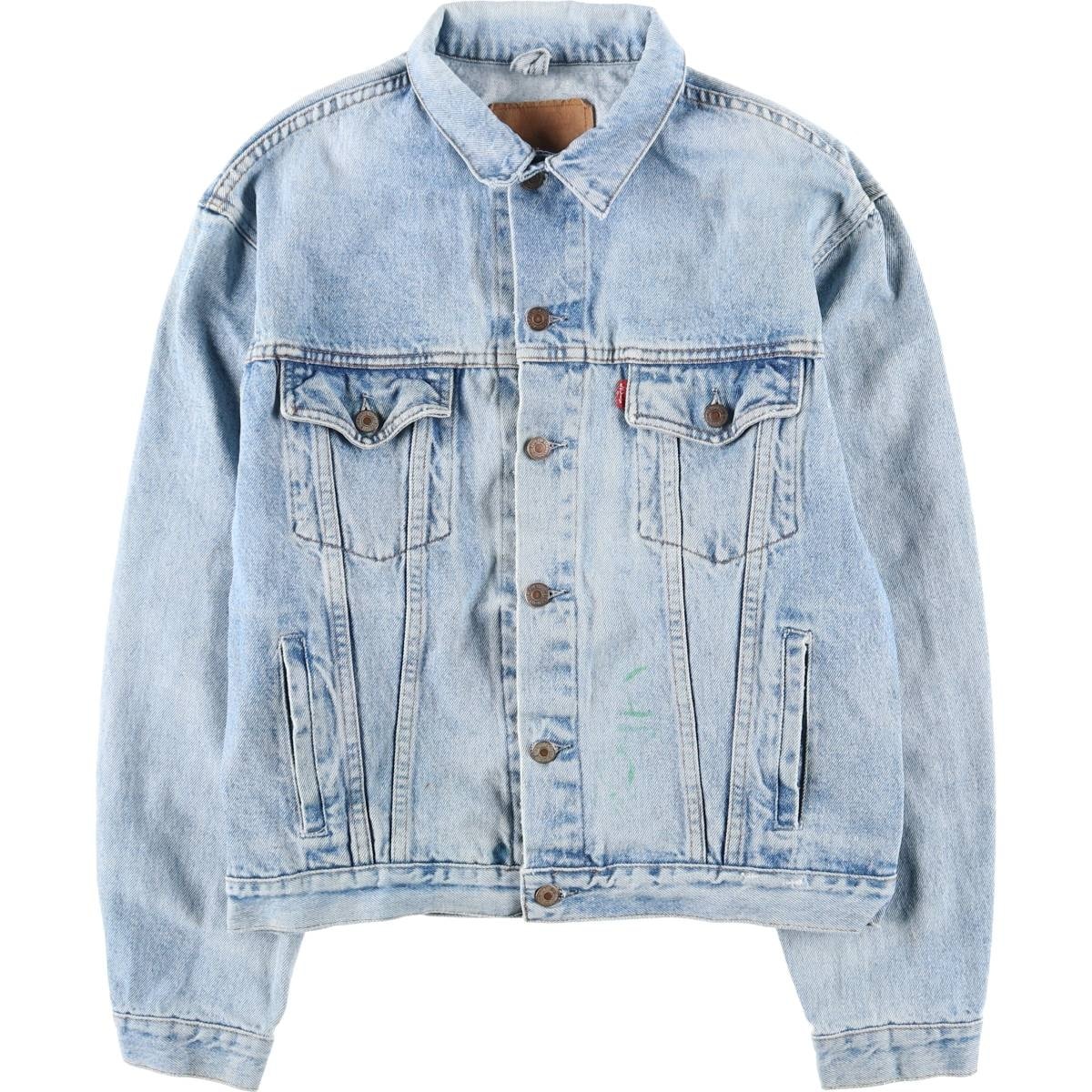 古着 リーバイス Levi's ユーロモデル デニムジャケット Gジャン 英国製 メンズM相当/eaa459986