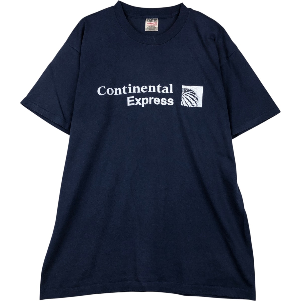 古着 90年代 オニータ ONEITA CONTINENTAL EXPRESS コンチネンタルエクスプレス アドバタイジングTシャツ メンズXL相当 ヴィンテージ/eaa495094