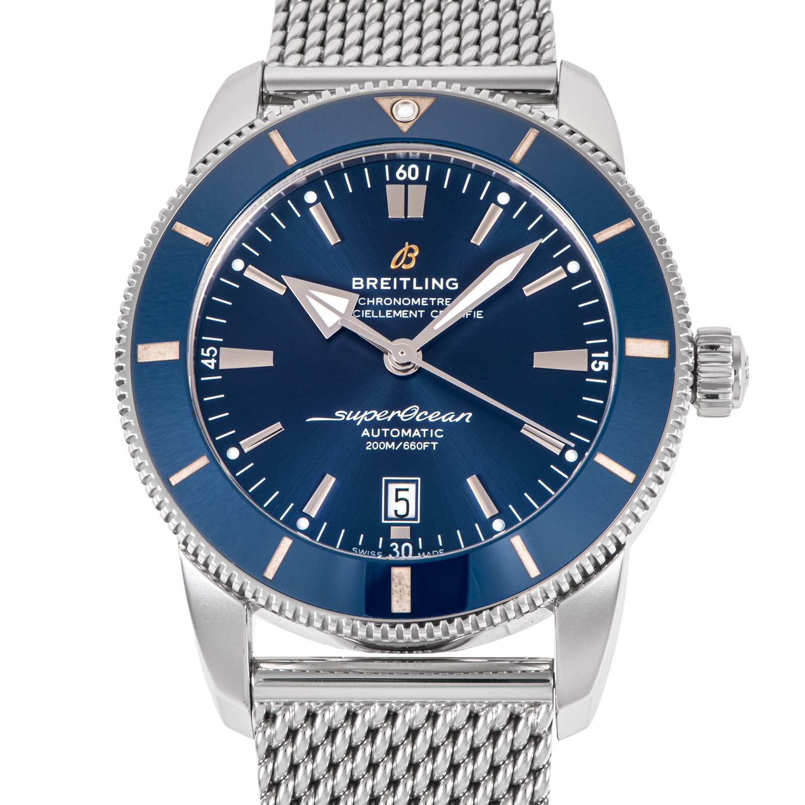 BREITLING ブライトリング スーパーオーシャン ヘリテージ B20 オートマチック 46 AB2020161C1A1(AB2020) 保証書2026年 ステンレススチール【中古】
