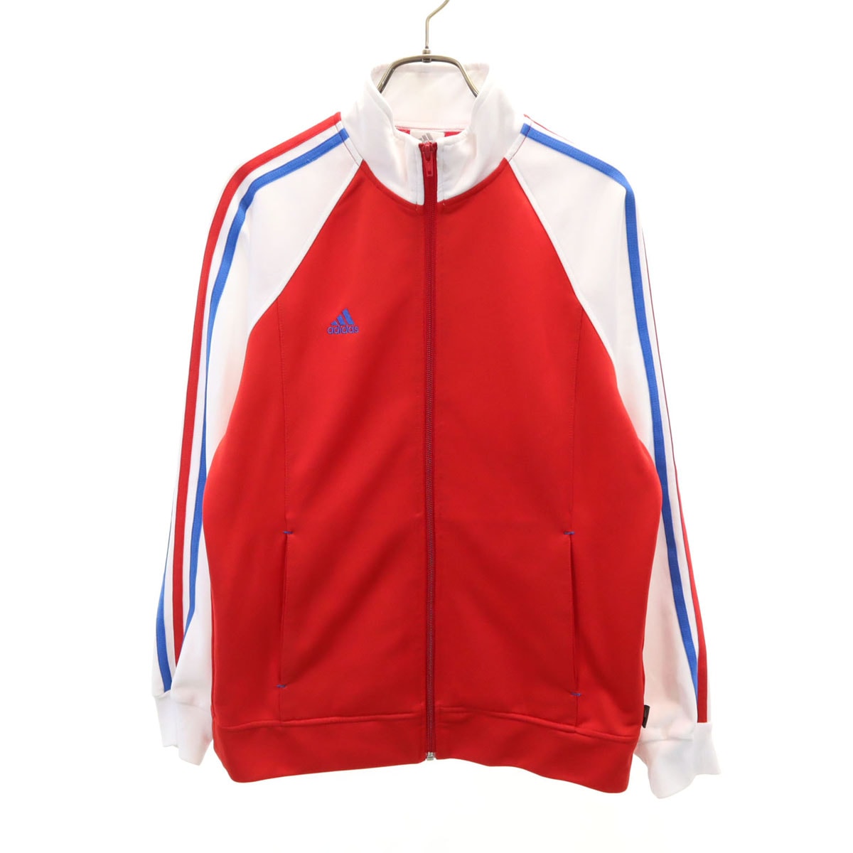 adidas アディダス トラックジャケット L レッド ジャージ