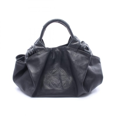 ロエベ LOEWE ナッパアイレ ハンドバッグ バッグ レザー レディース ブラック系 【中古】