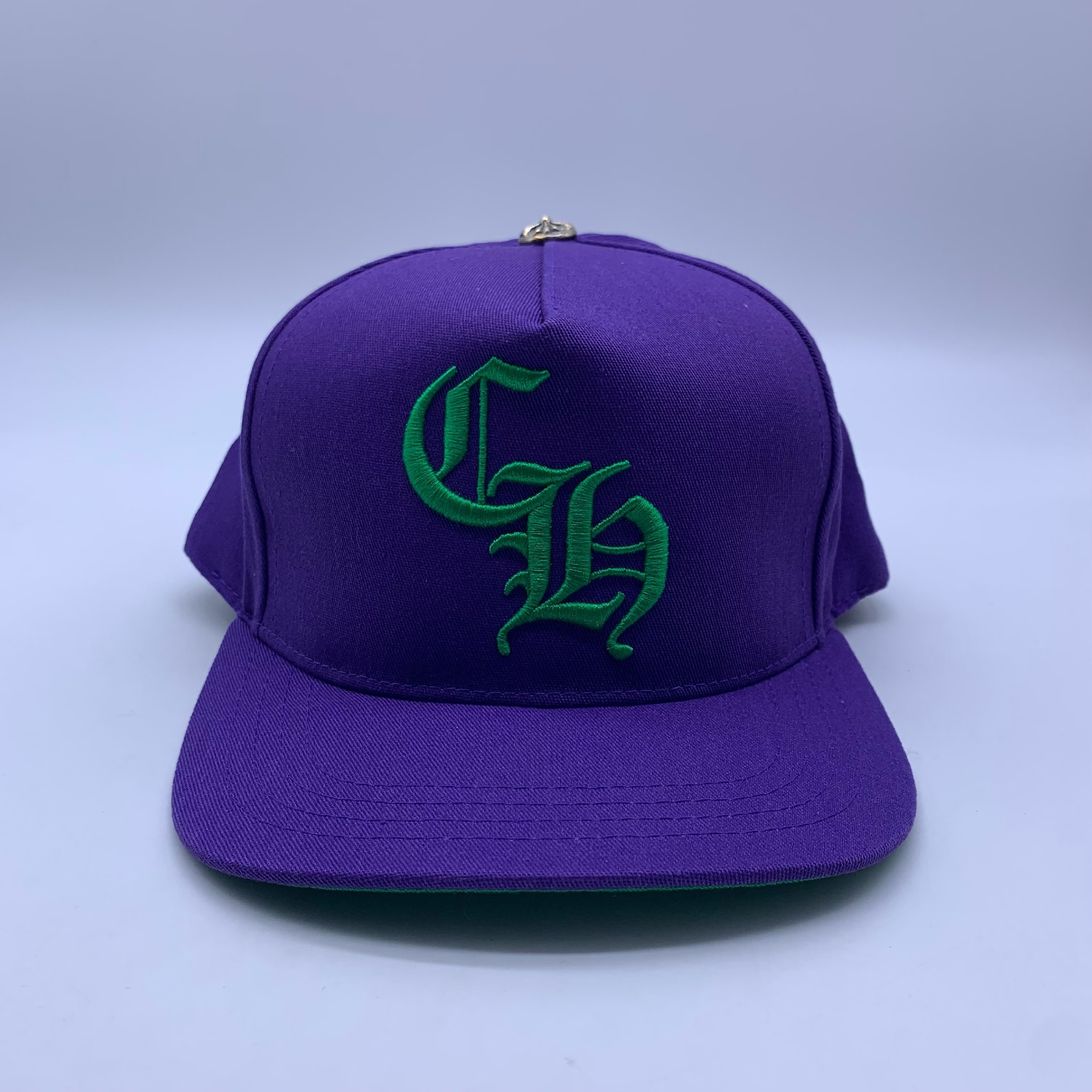 Chrome Hearts Baseball Cap 5 Panel CH "Purple/Green"