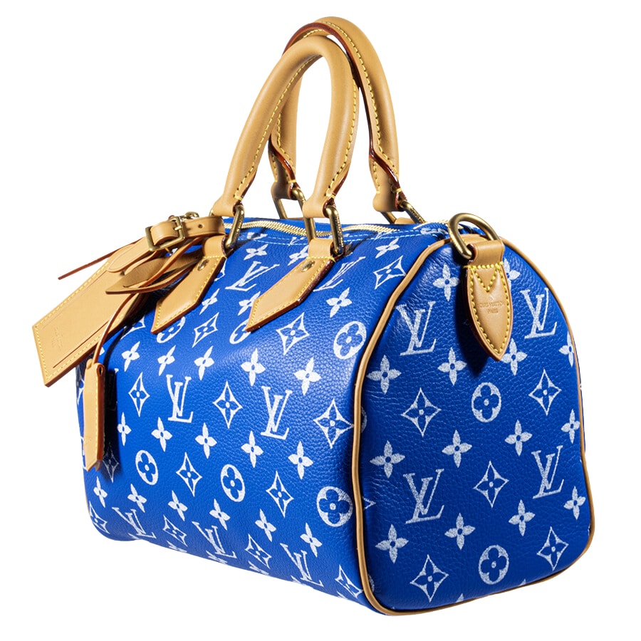 【未使用】LOUIS VUITTON ルイ・ヴィトン スピーディ P9 バンドリエール 25 M24424 ボストンバッグ モノグラム ブルー【中古】