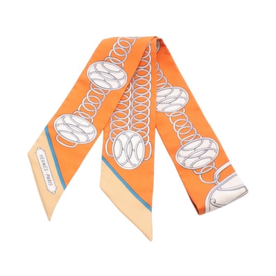 Hermes Brides Et Gris-Gris Twilly "Caramel"