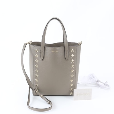 ■極美品 ジミーチュウ ペガシ スタッズショルダーバッグ レザー