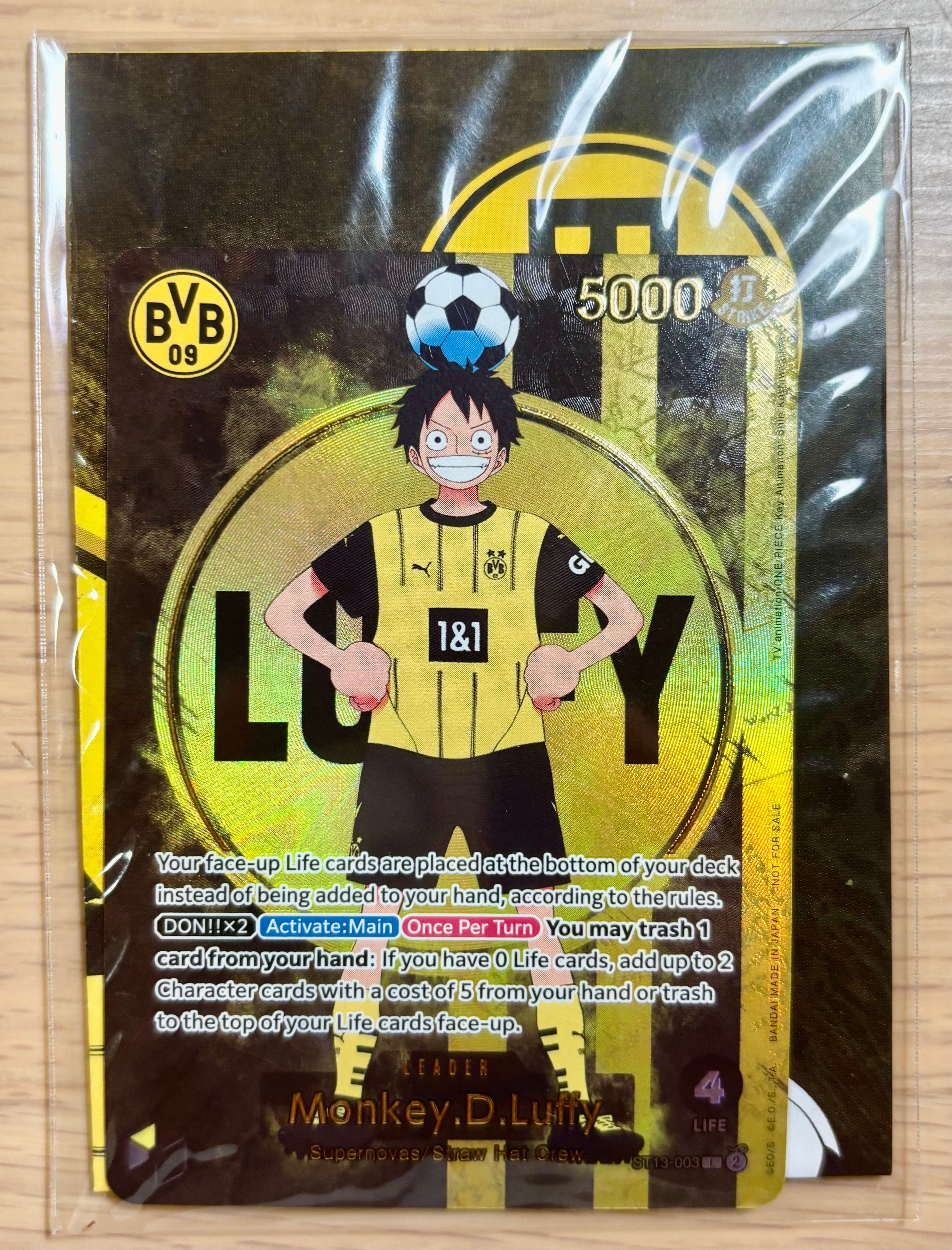 モンキー・D・ルフィ L [ST13-003]【英語版】(プロモーションカード「ボルシアドルトムント × ONE PIECE マッチデー 2025」)