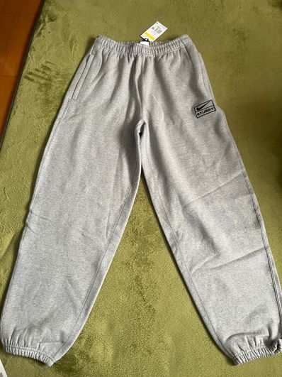 Stussy x Nike Fleece Pants (US Size) "Grey" DO9340-063