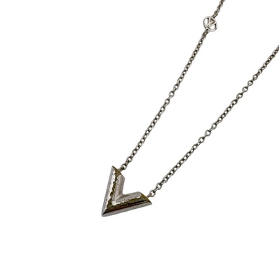ルイヴィトン LOUIS VUITTON ネックレス エセンシャルV アクセサリー M63197 シルバー