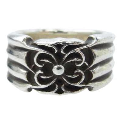 CHROME HEARTS クロムハーツ(原本無) リング SPIDER BAND スパイダー バンドリング シルバー系 19.5号【中古】