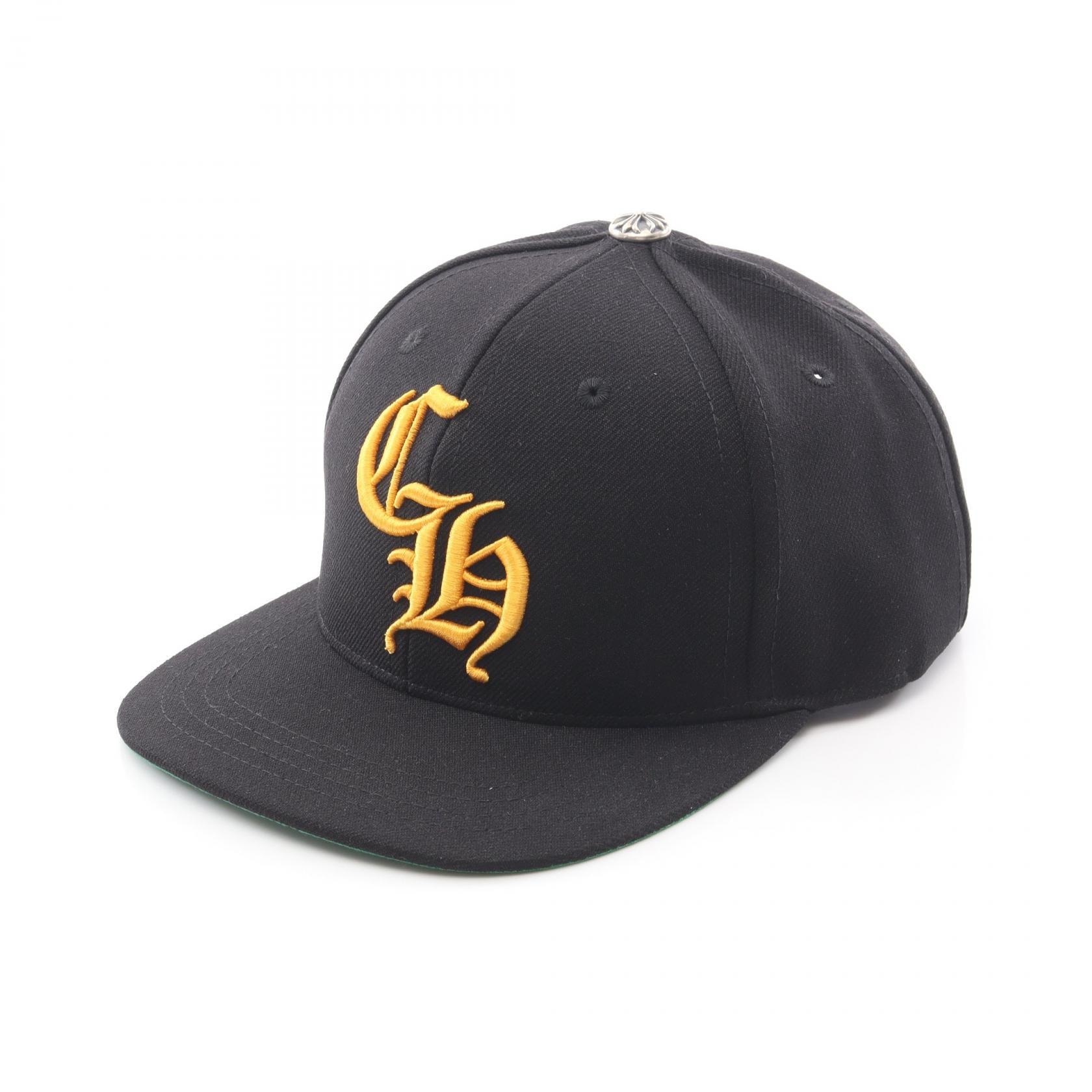 クロムハーツ CHROME HEARTS キャップ 帽子 ポリエステル メンズ ブラック系 【中古】