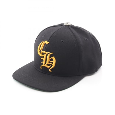 クロムハーツ CHROME HEARTS キャップ 帽子 ポリエステル メンズ ブラック系 【中古】