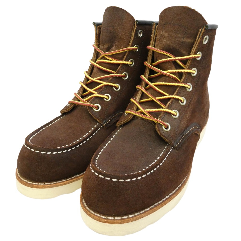 RED WING レッドウィング 8878 6inch CLASSIC MOC TOE クラシック モックトゥ スエード ブーツ ブラウン系 25cm【美品】【中古】