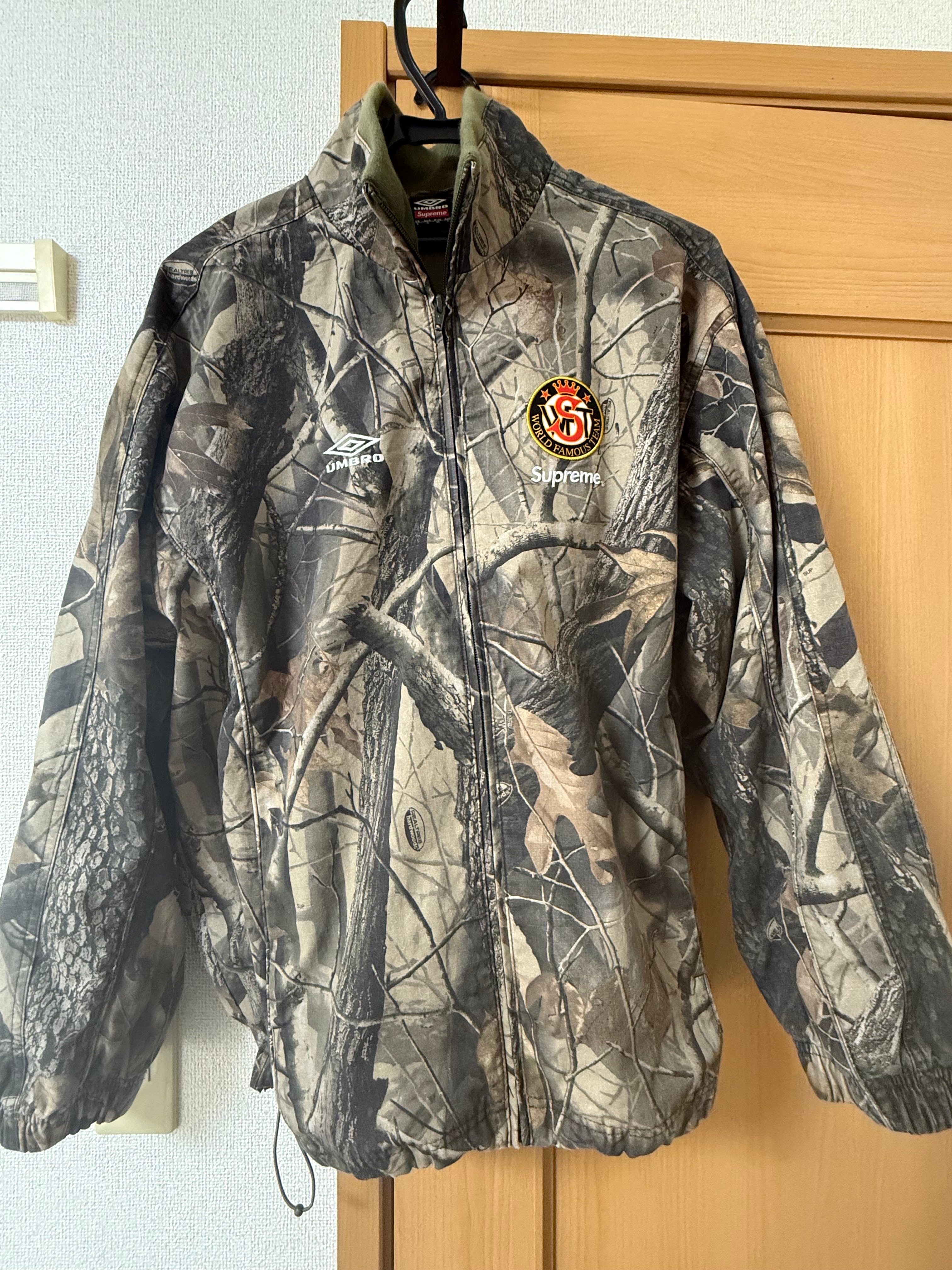 Supreme x Umbro Cotton Ripstop Track Jacket (26SS) "Realtree Hardwoods Camo"