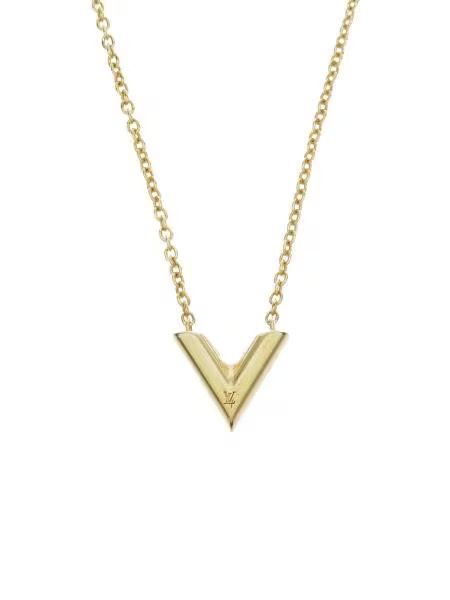 Louis Vuitton Essential V Necklace "Gold"