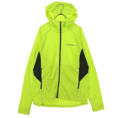 mont-bell モンベル 長袖 ウイックロン ZEOサーマル ジップパーカー L イエロー