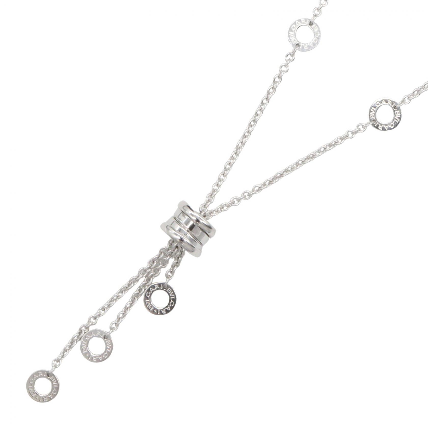 ブルガリ BVLGARI B-zero1 ビーゼロワン エレメント ネックレス ネックレス ジュエリー K18WG(ホワイトゴールド) レディース シルバー系 【中古】