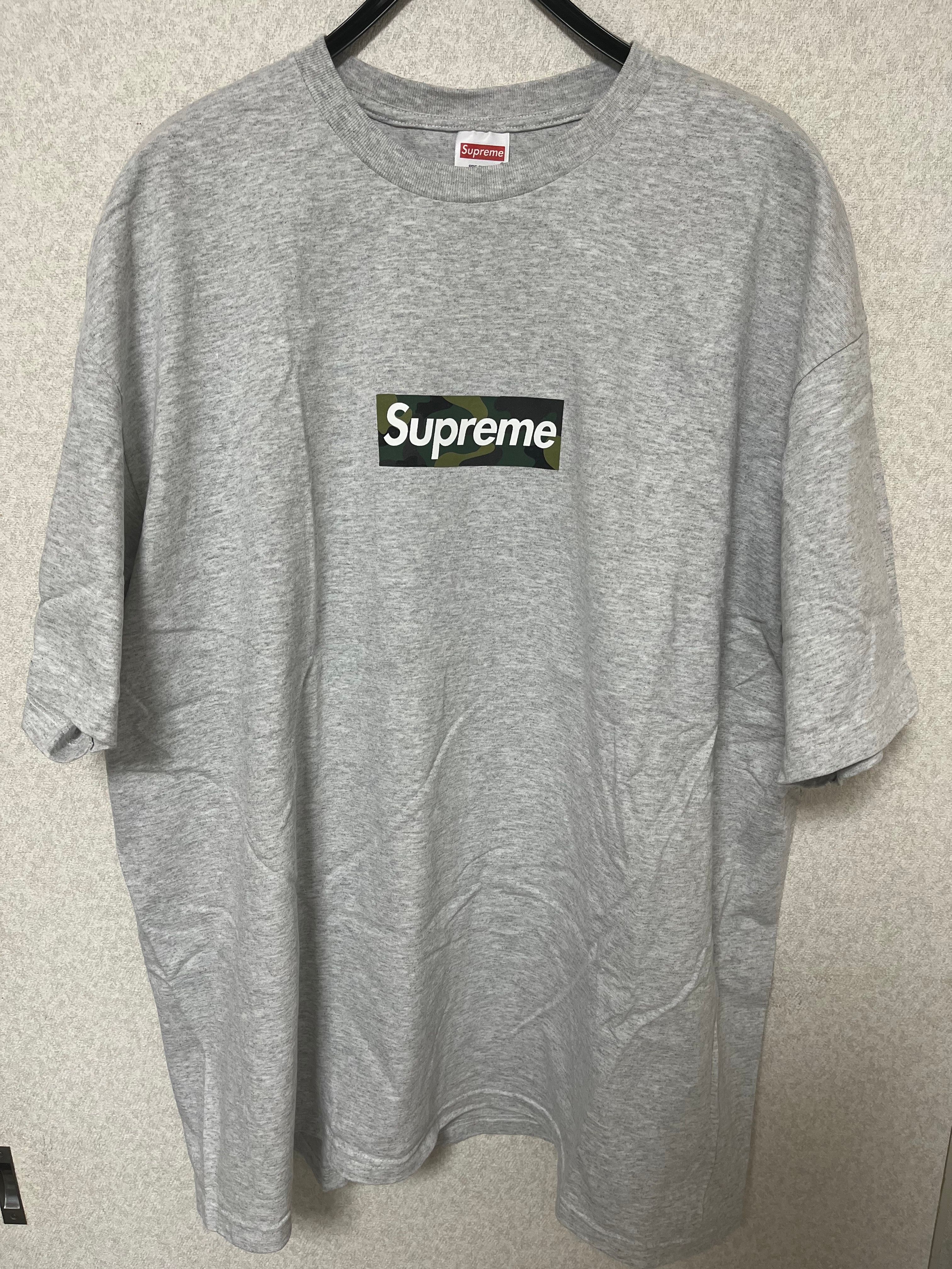 Supreme Box Logo Tee "Ash Grey" (23FW)
