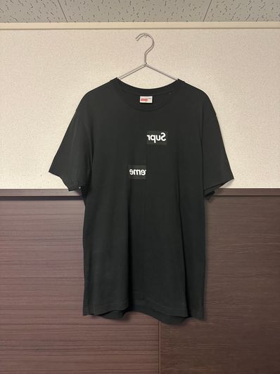Supreme / Comme des Garçons SHIRT® Split Box Logo Tee "Black"