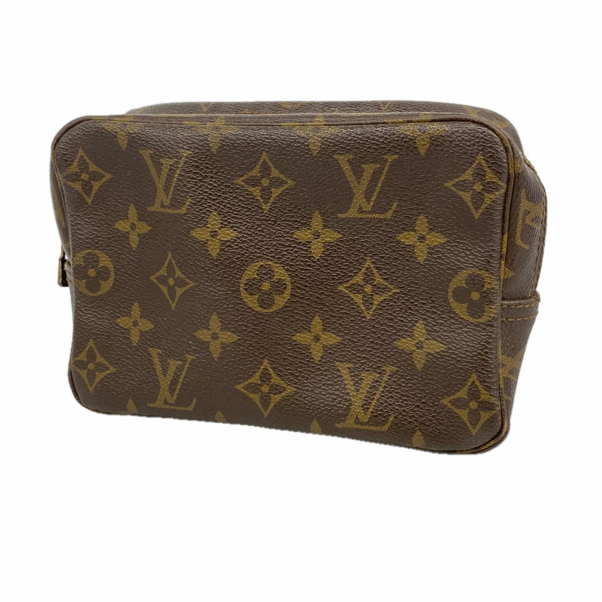 【6dc3591】ルイヴィトン ポーチ モノグラム トゥルーストワレット18 M47526 ブラウン【中古】レディース