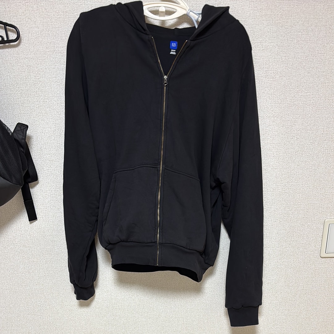 YEEZY GAP Doubleface Wide Silhouette Zip Up Sweat Hoodie 
