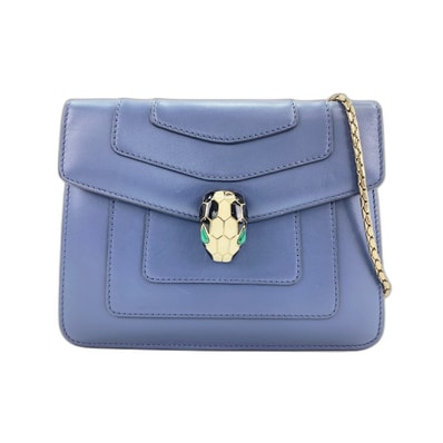 ブルガリ BVLGARI レザー セルペンティ フォーエバー ショルダーバッグ【中古】