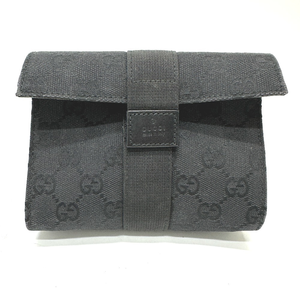 グッチ GUCCI 化粧ポーチ 39.0911 GG ポーチ GGキャンバス ブラック