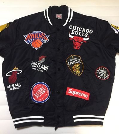 Supreme / Nike®/NBA Teams Warm-Up Jacket "Black"