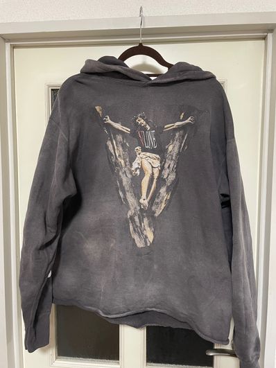 SAINT Mxxxxxx 22SS VLONE HOODIE "Black"