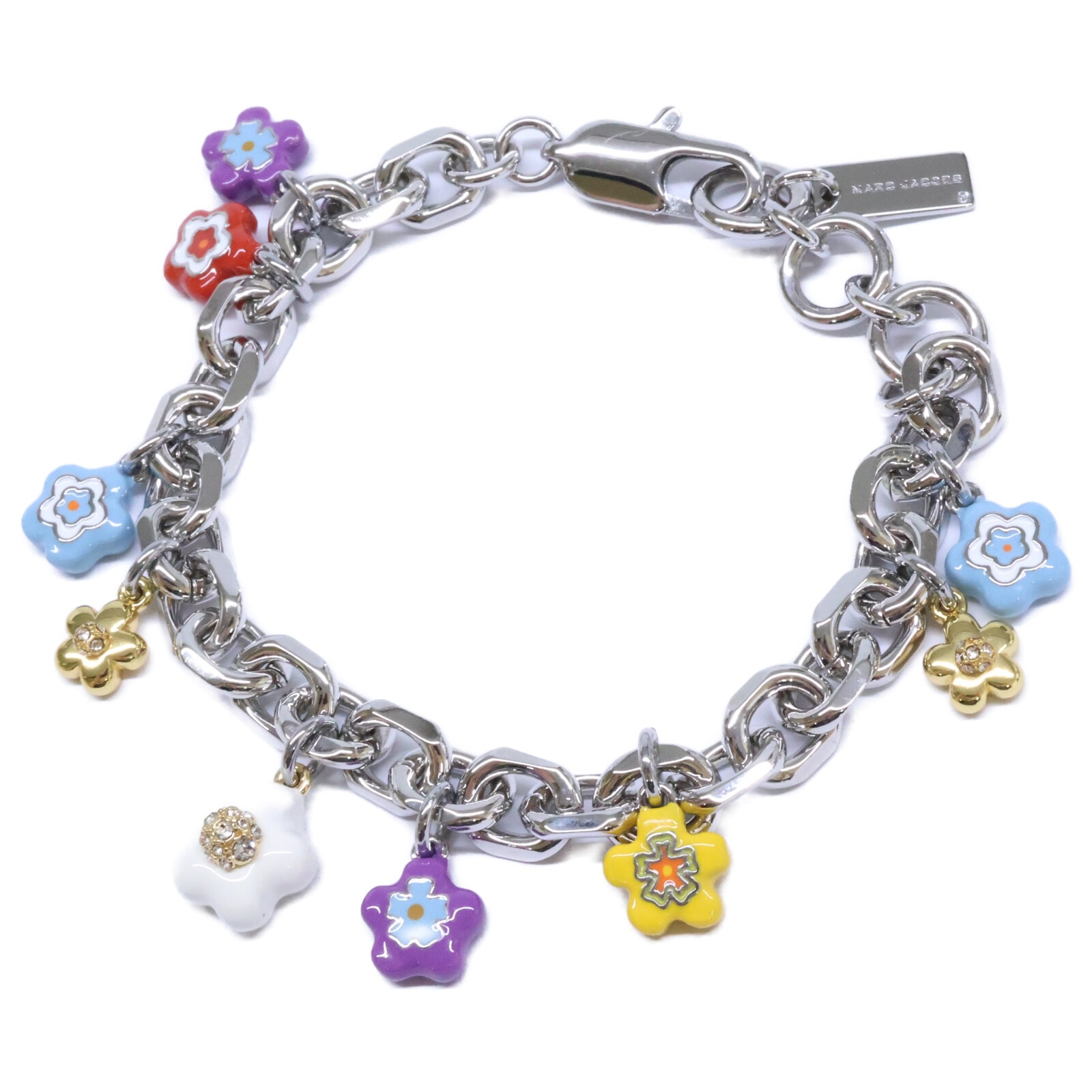 マーク ジェイコブス 【美品】2P5JBR001J45-098 THE WILD DAISY CHARM BRACELET ワイルド デイジー チャーム