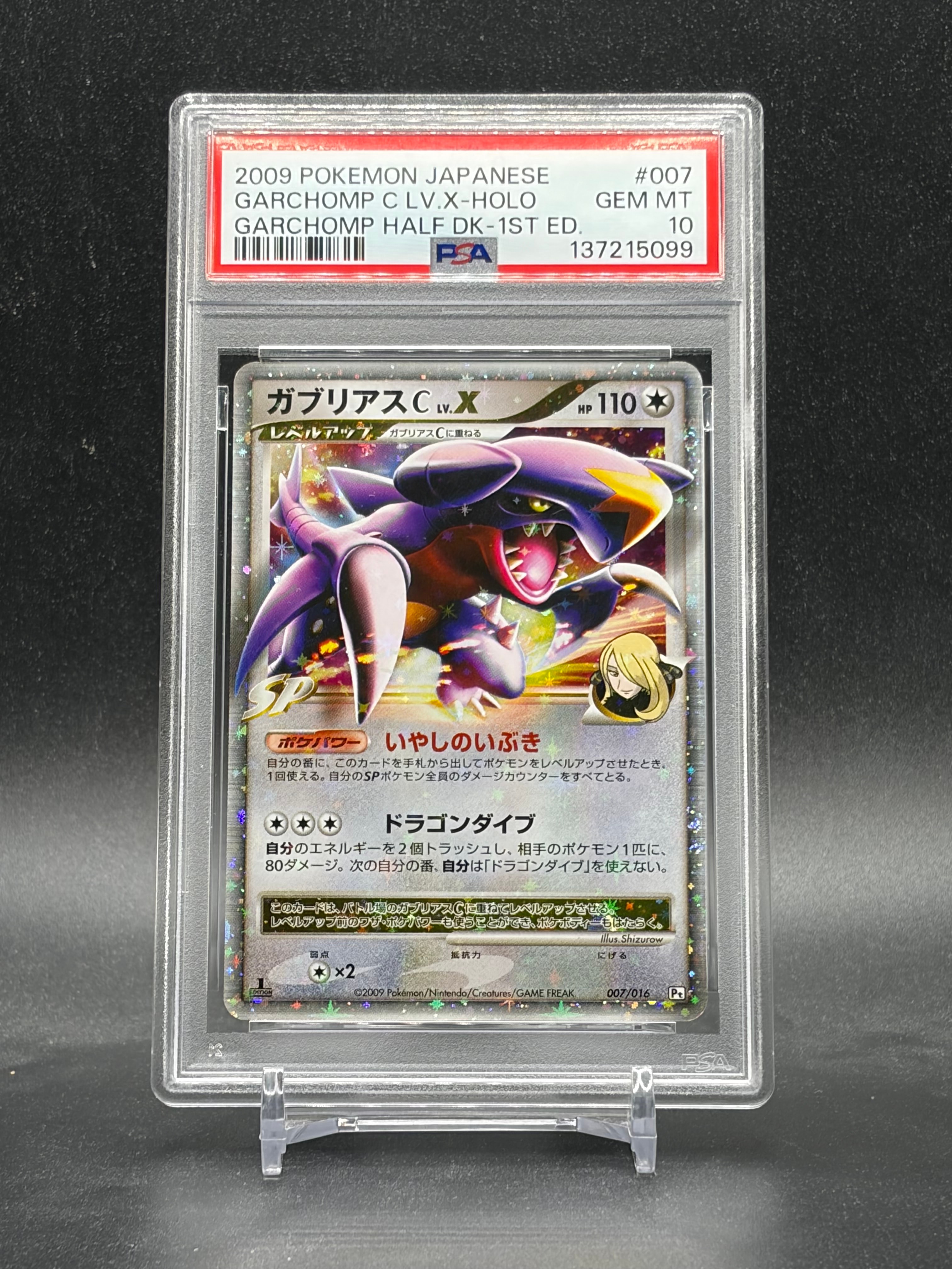 ガブリアスCLV.X :1ED [Pt 007/016](対戦スターターパックSP「ガブリアスVSリザードン ガブリアスデッキ」)