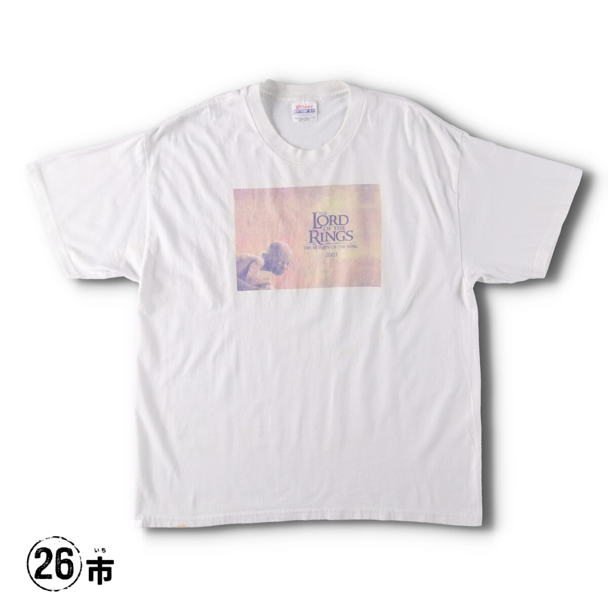 古着 00年代 ヘインズ Hanes LORD OF THE RINGS ロード オブ ザ リング 映画 ムービーTシャツ メンズL相当/evb010902