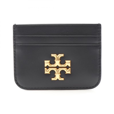 トリーバーチ Tory Burch ELENOR エレノア カードケース アクセサリー レザー レディース ブラック系 86346001 【新品】
