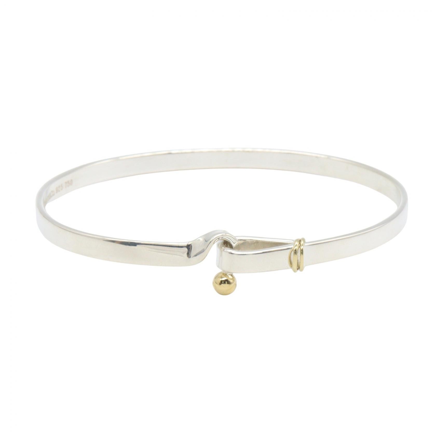 ティファニー TIFFANY&CO ノットバングル バングル アクセサリー K18(イエローゴールド) シルバー925 レディース ゴールド系 / シルバー系 【中古】
