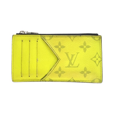 LOUIS VUITTON ルイヴィトン タイガラマ コインカードホルダー ジョーヌ イエロー シルバー金具 PVC コインケース フラグメントケース 506703 【中古】