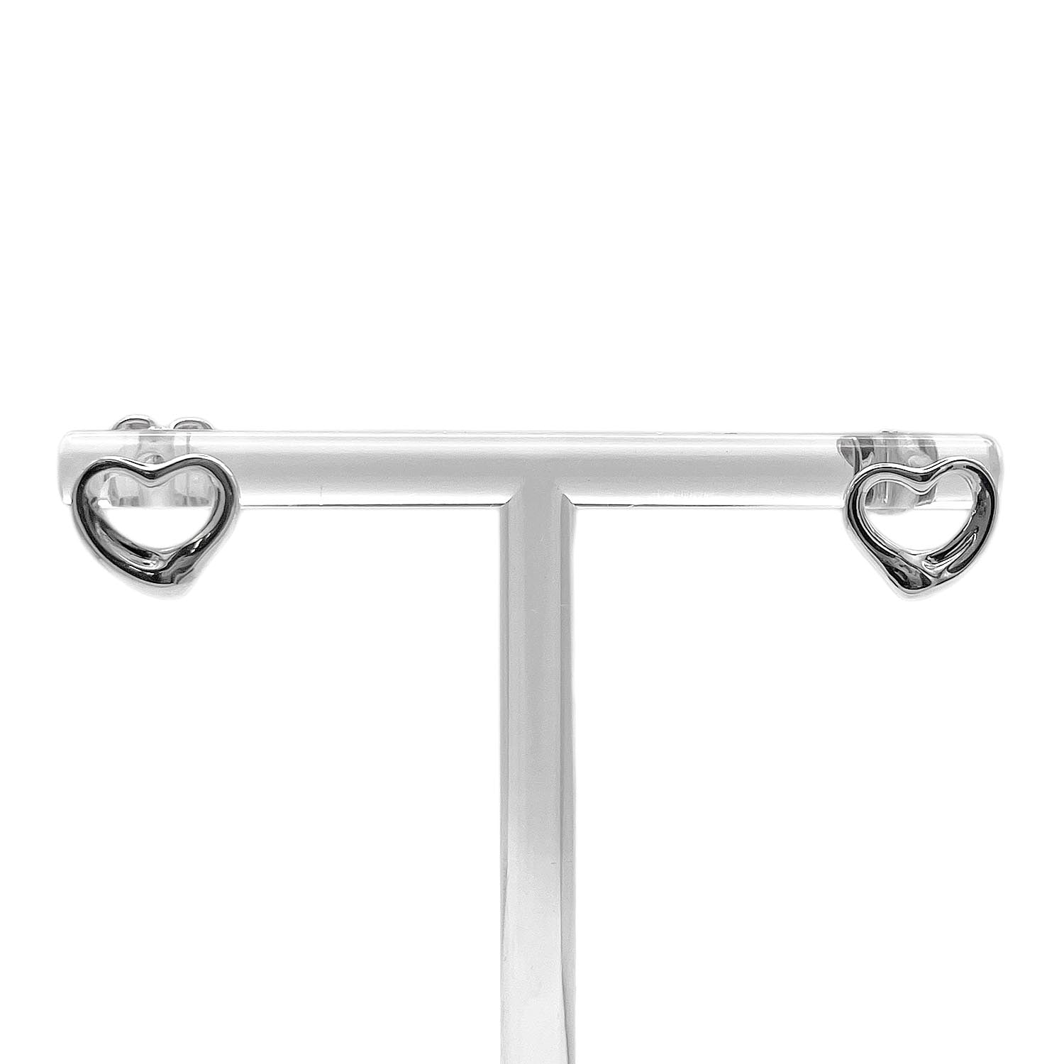TIFFANY&Co. ティファニー オープンハート ピアス
 SV925 シルバー 新品仕上済 レディース
 【中古】