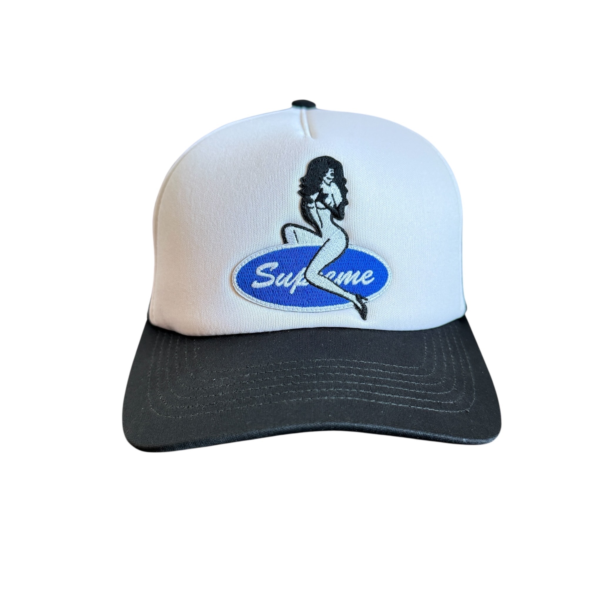Supreme Pin Up Mesh Back 5-Panel "Black"